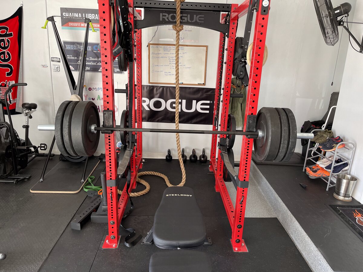 Shauna Lubrani home gym setup